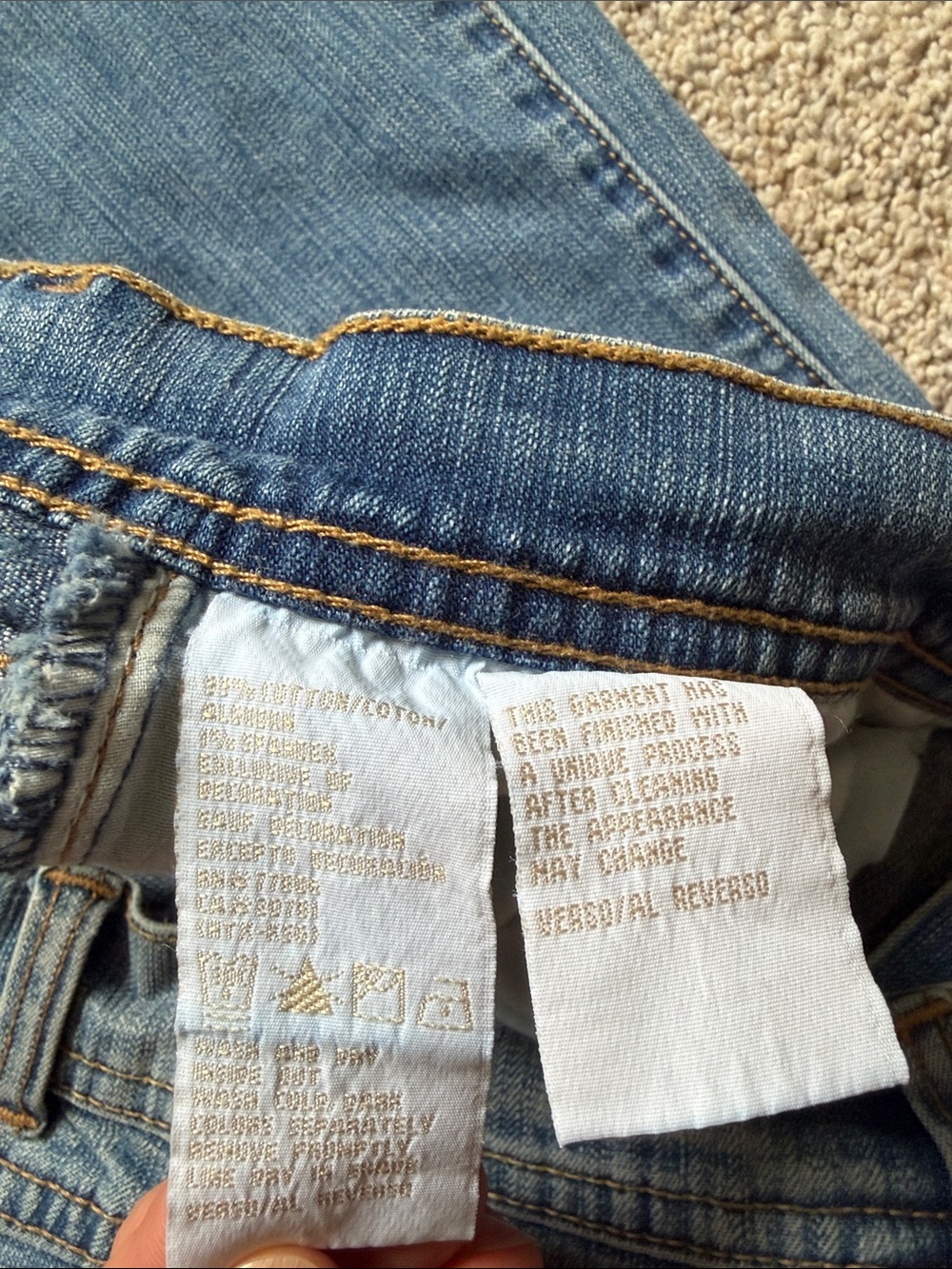 VTG Tommy Jeans Y2K Boho Hippy Heart Embroidered Flare Jeans Medium Wash 26x31 - Picture 6 of 6